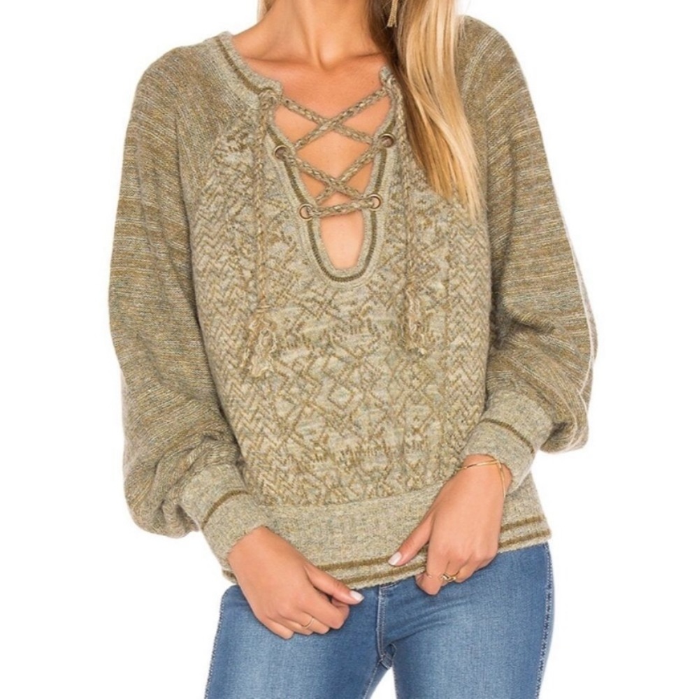 Free People Hoops & Hollas sweater - Picture 2 of 7